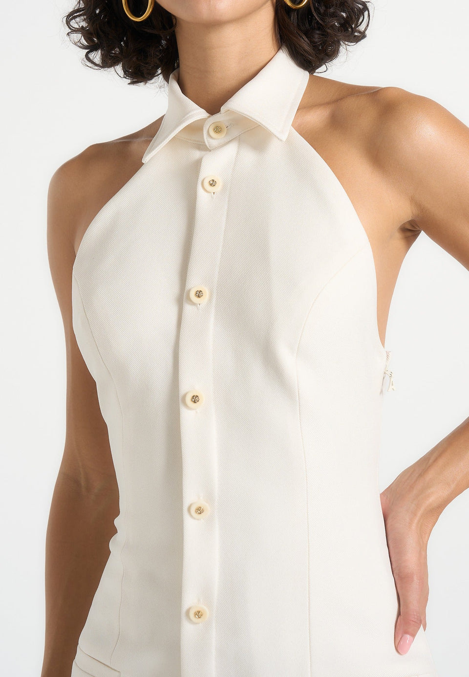 jasmine-halterneck-pleated-mini-dress-cream