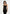 Danika - Metallic Rib Knit Belted Midi Dress - Black