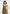 Elva - Smocked Waist Cotton Maxi Dress - Khaki