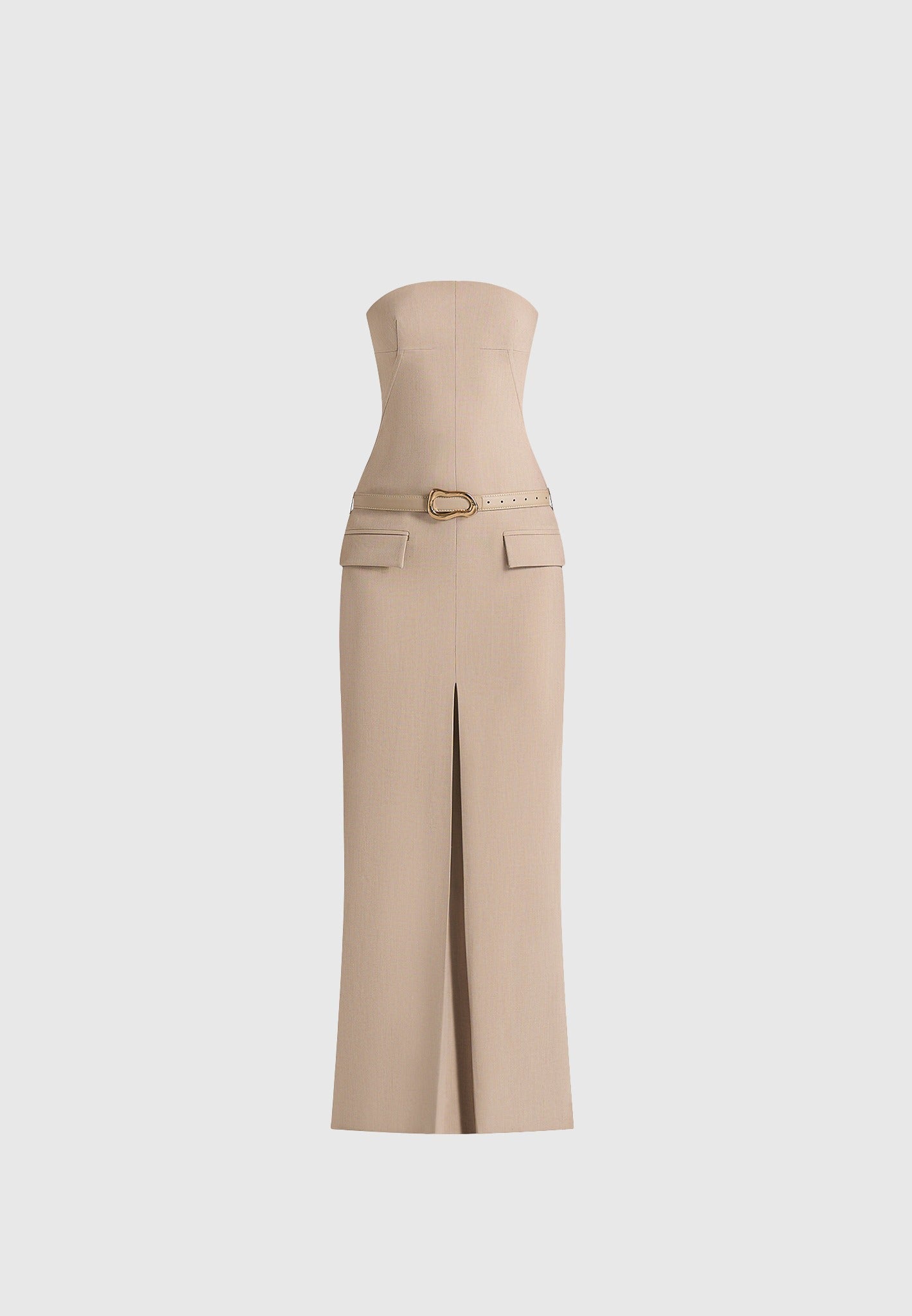tabitha-tailored-bandeau-belted-maxi-dress-beige
