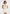 Mirena - Ruched Open Back Mini Dress With Scarf - White