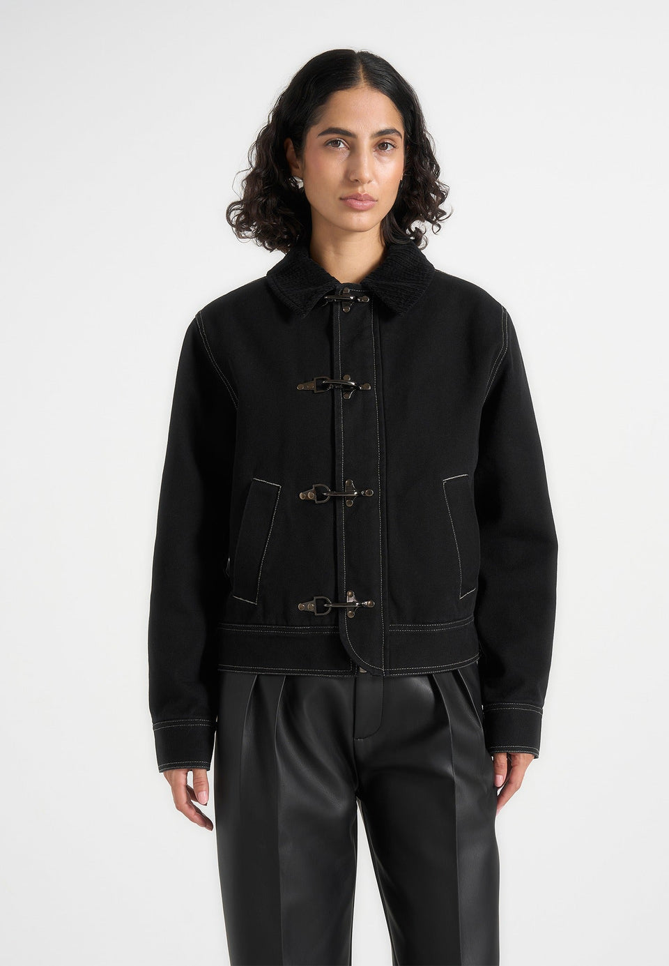 nino-clasp-detail-contrast-stitch-gabardine-jacket-black