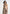 June - Chain Belt Cut-Out Georgette Halter Maxi Dress - Animal