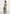 June - Chain Belt Cut-Out Georgette Halter Maxi Dress - Animal