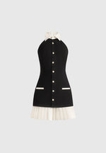 jasmine-halterneck-pleated-mini-dress-black