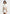 Keira - Corset Overlay Shirt Mini Dress - White/Taupe