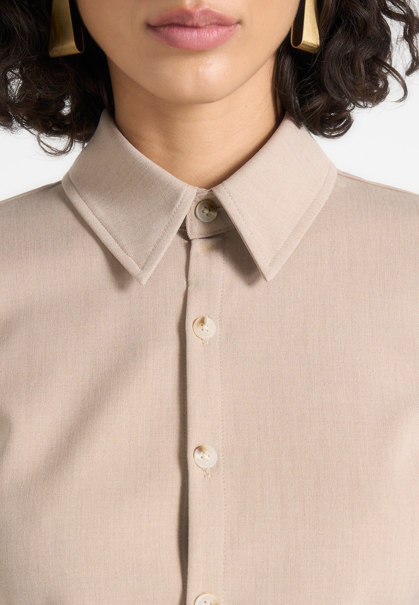 sonia-tailored-cinch-shirt-beige