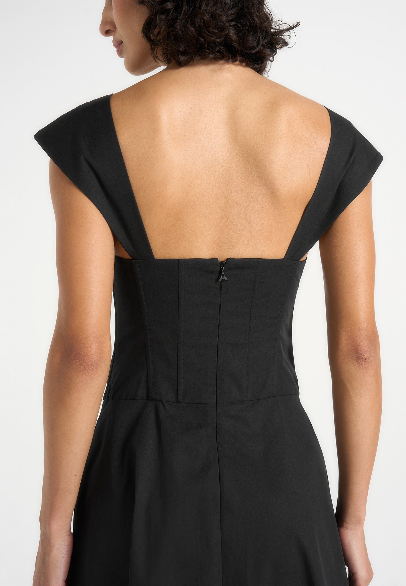 faith-cap-sleeve-corset-cotton-midi-dress-black