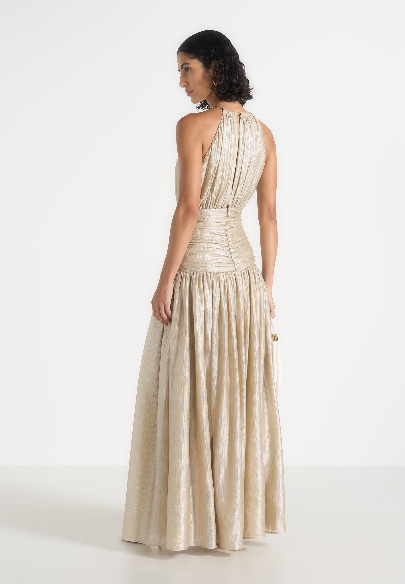 fabienne-pleated-halter-contour-maxi-dress-champagne