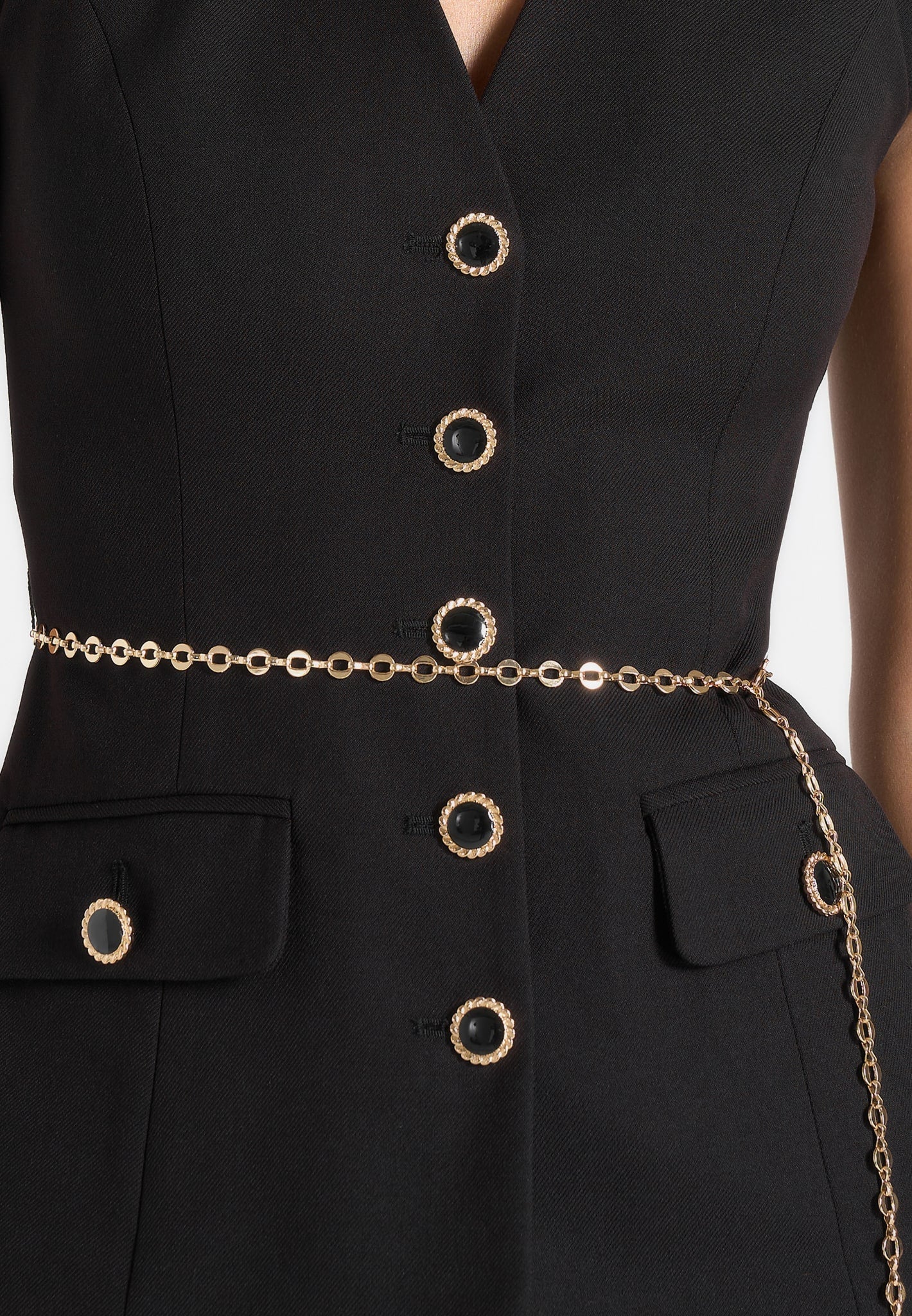 nahla-chain-belt-waistcoat-satin-maxi-dress-black