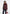 Whitney - Patent Belted Trench Jacket - Wine Red