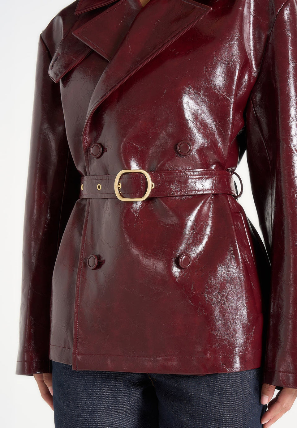 whitney-patent-belted-trench-jacket-wine-red