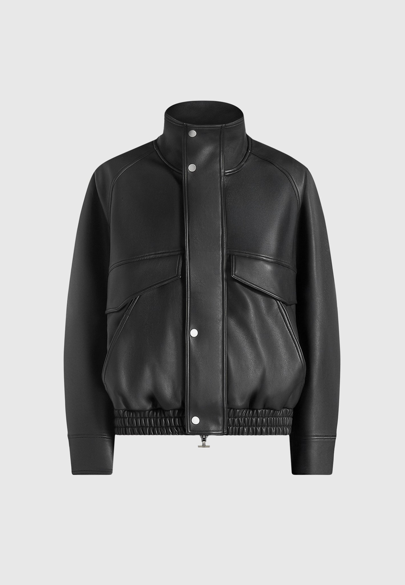 romain-unisex-funnel-neck-leather-relaxed-bomber-jacket