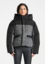 oversized-tweed-puffer-jacket-black