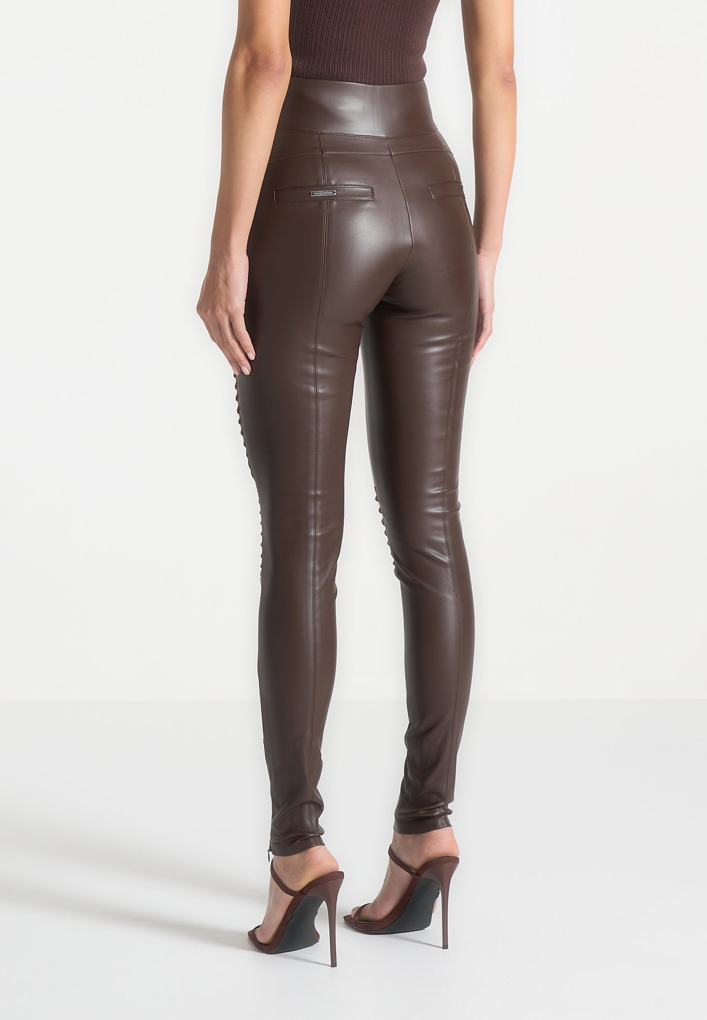 vegan-leather-suede-ribbed-legging-chocolate-brown