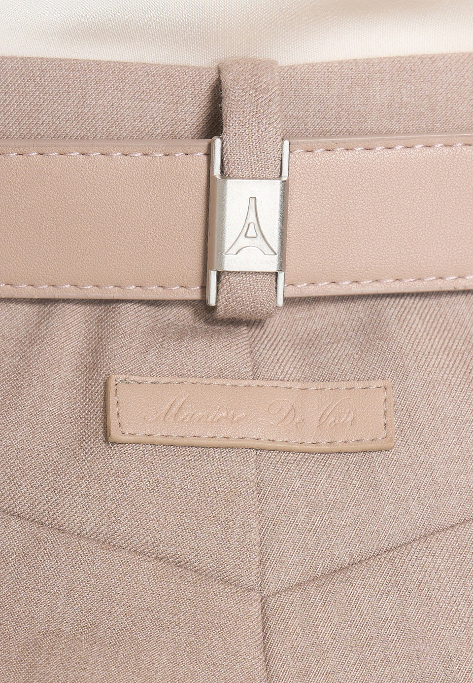 Jodie Pleated Trousers - Taupe