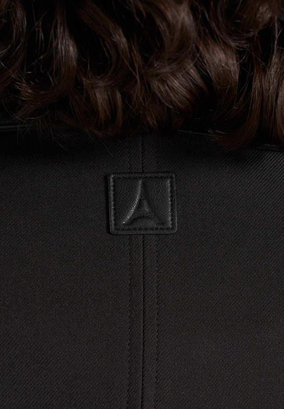 Cameron - Unisex Oversized Tailored Wool-Blend Bomber Jacket - Black