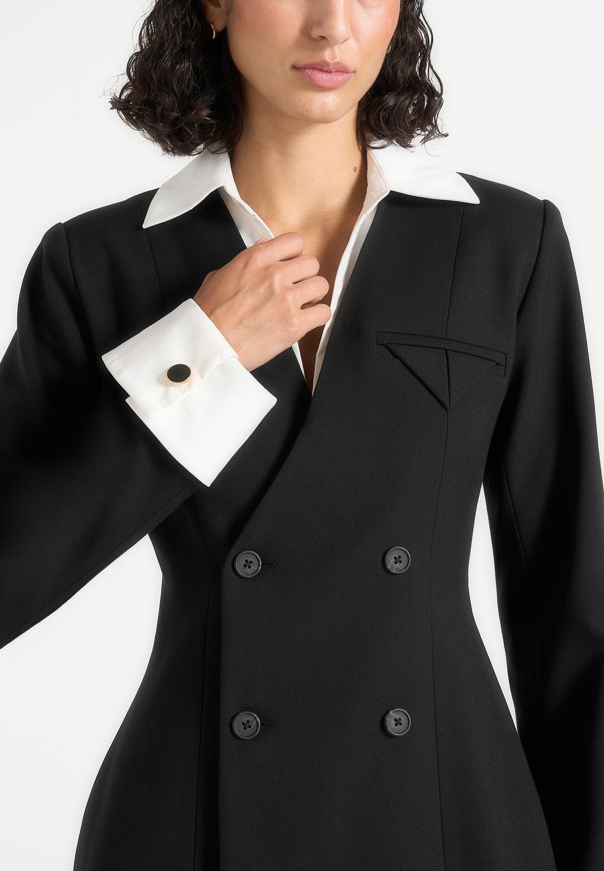 Oriole Blazer Dress - Black