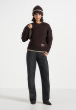 Otis - Waffle Knit Beanie - Brown