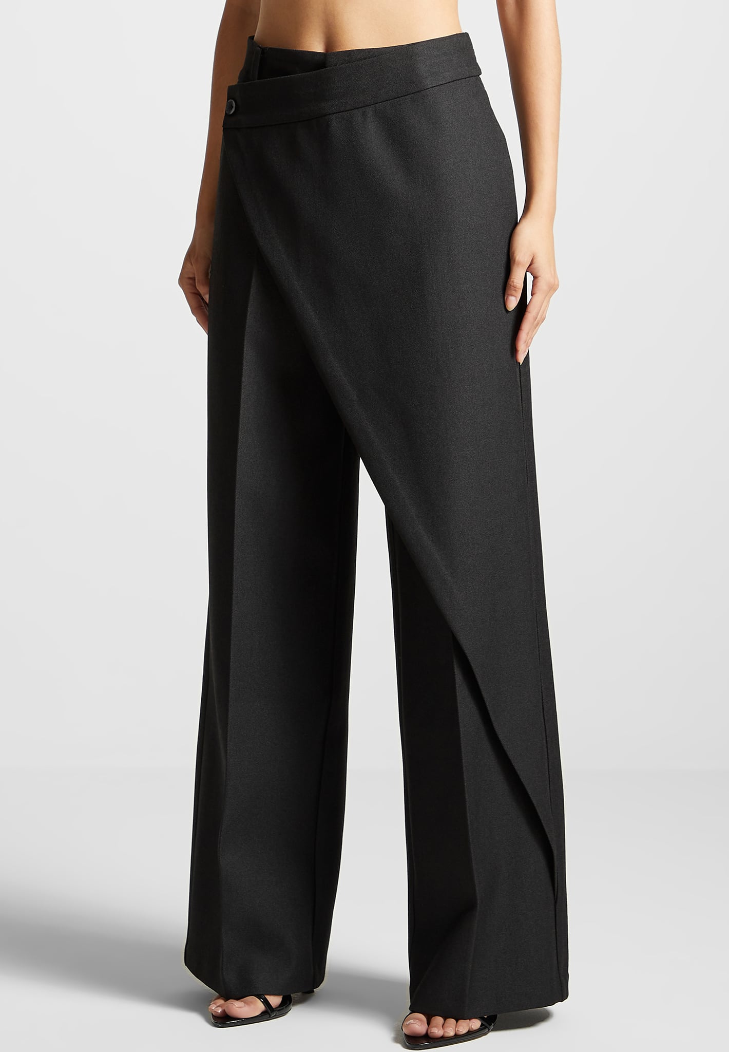 Skinny Double Waistband Tailored Trouser