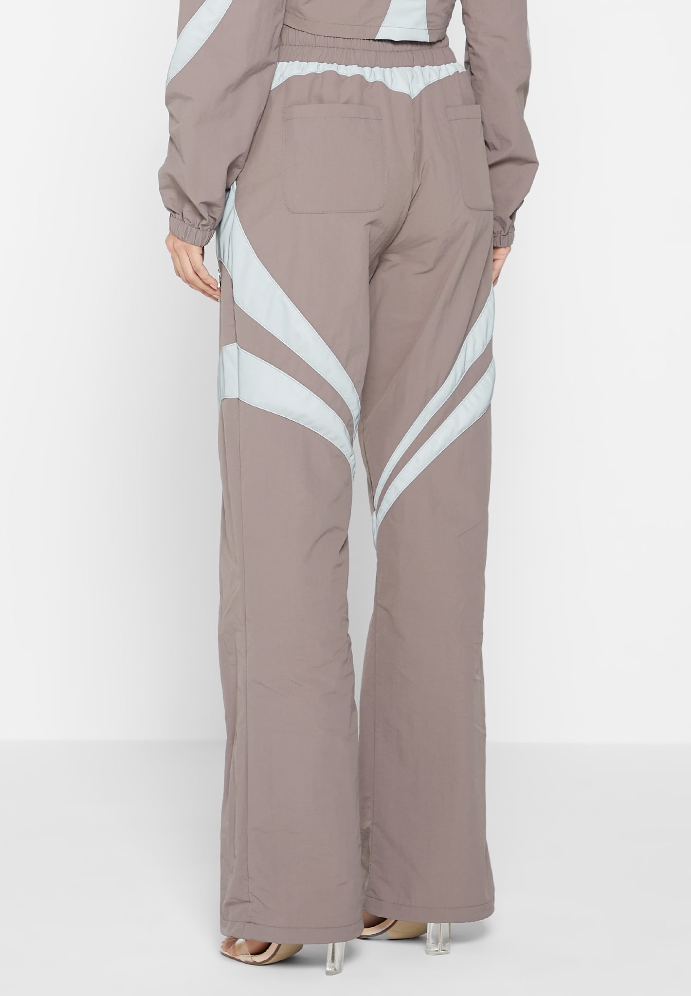 Reflective Contour Track Pants - Grey | Manière De Voir USA