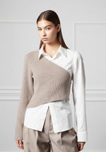 asymmetric-knitted-overlay-shirt-white-beige