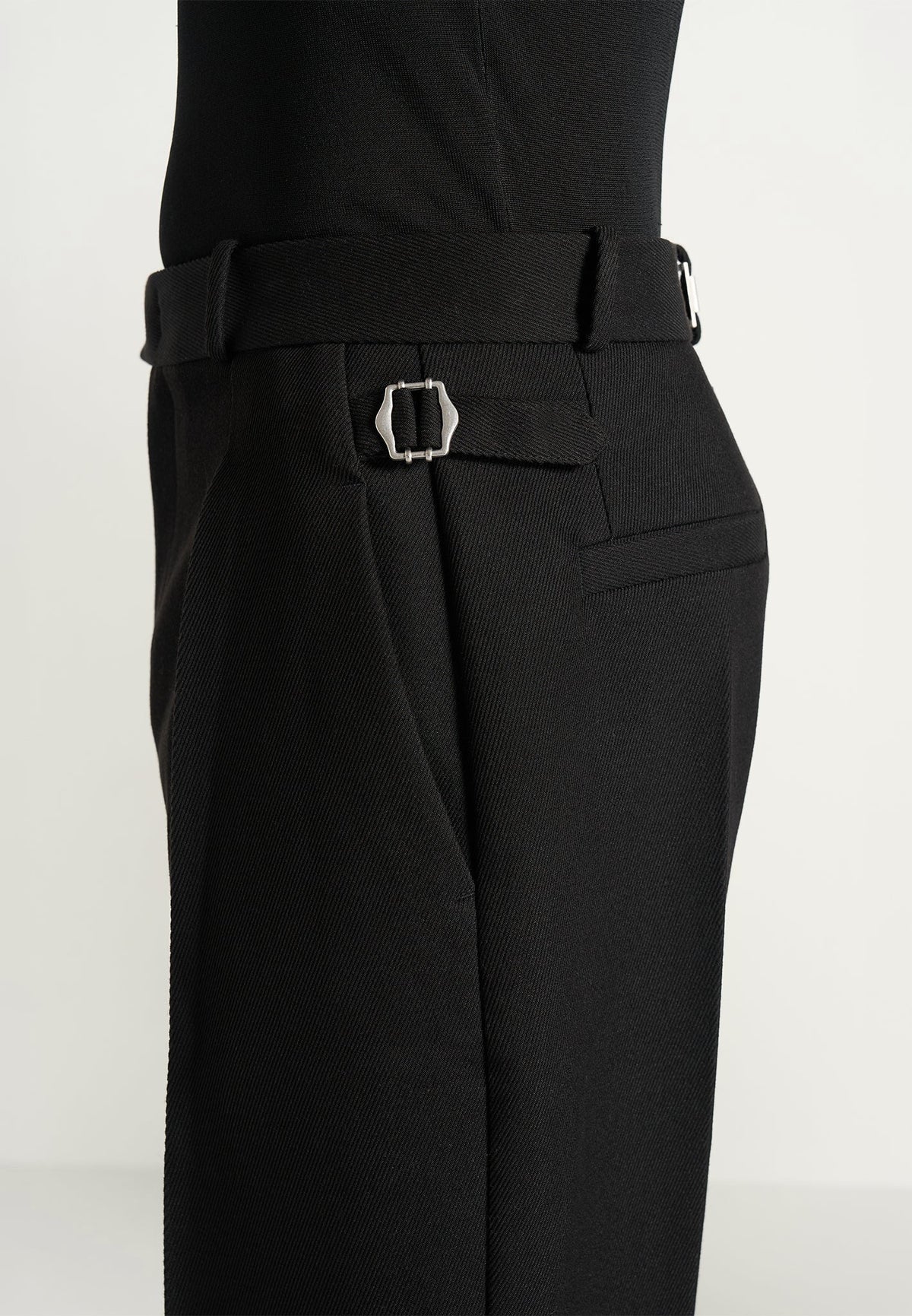 Dorian - Pleated Dress Pants - Black