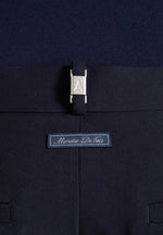 Hubert - Slim Fit Wool-Blend Tailored Pants - Dark Navy