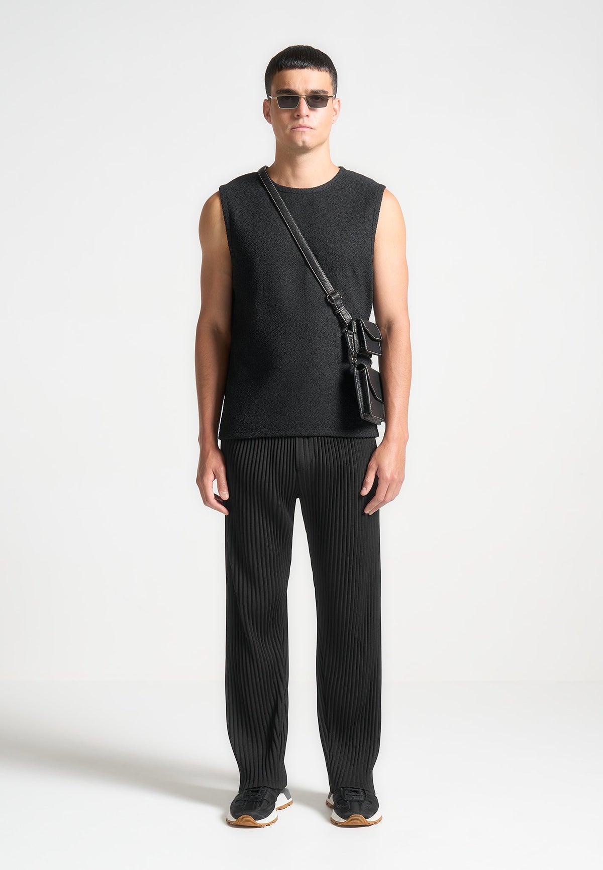 Fabien - Boucle Boxy Vest - Black