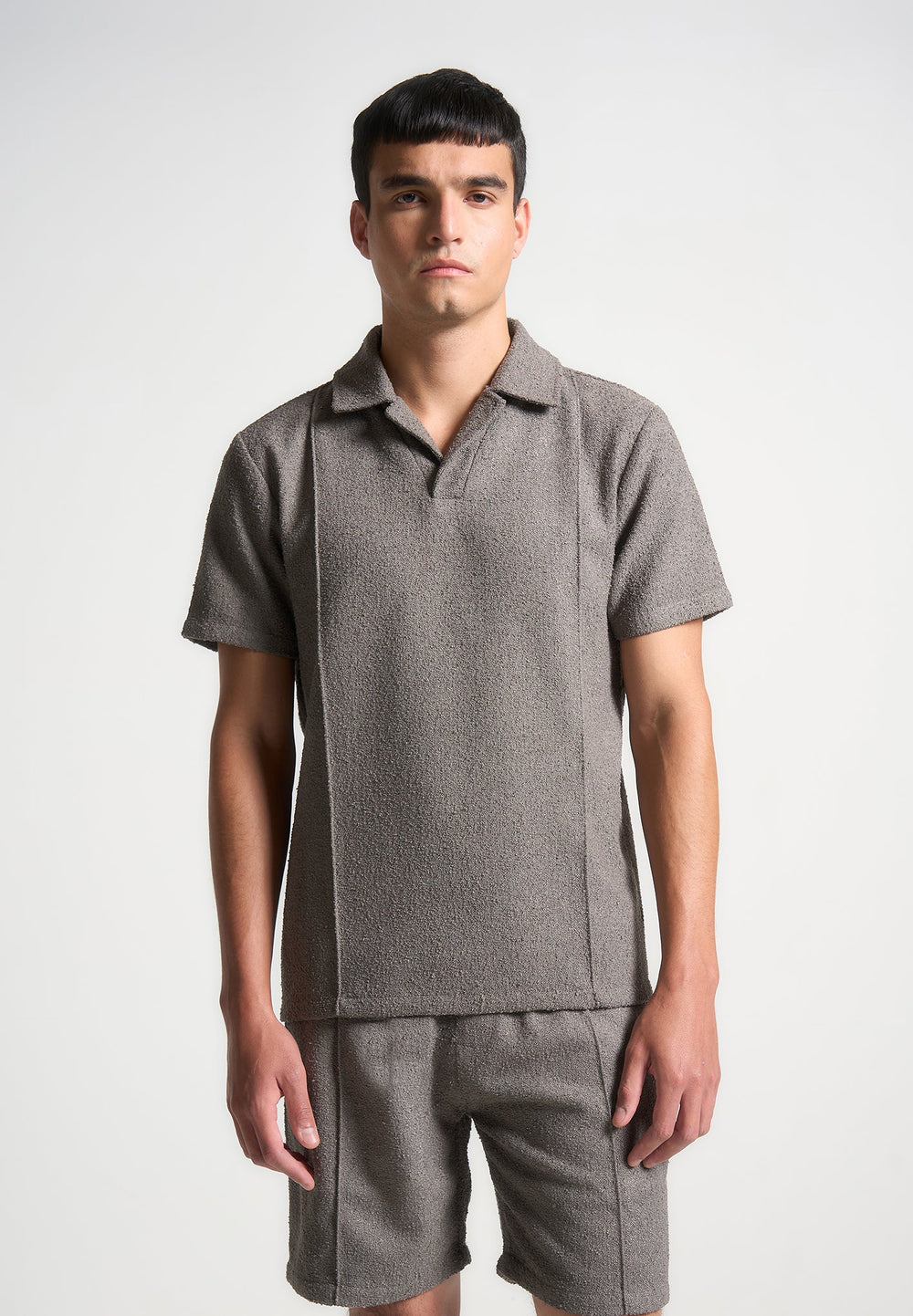 boucle-revere-pintuck-polo-shirt-charcoal