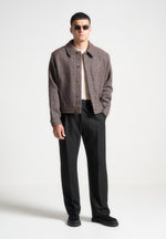 boxy-herringbone-jacket-brown