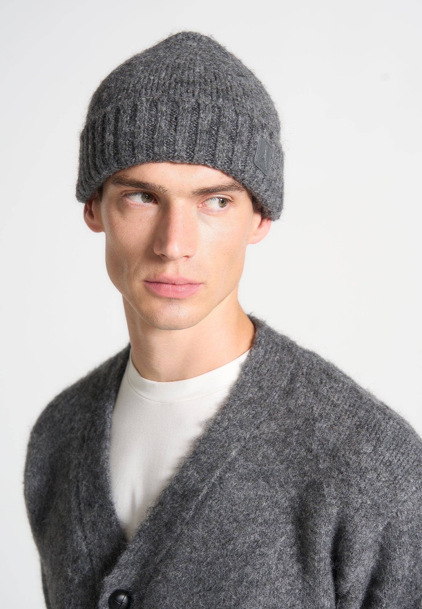 brushed-wool-knit-beanie-grey-marl