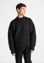 brushed-wool-knit-jumper-black