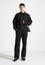 brushed-wool-knit-jumper-black