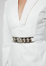 chain-belted-blazer-dress-white