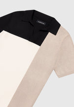 colour-block-knit-revere-polo-top-black-beige