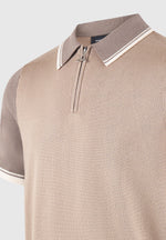 colour-block-zip-polo-shirt-taupe