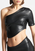 curved-hem-vegan-leather-crop-top-black