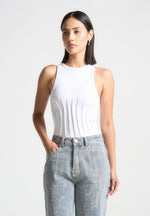 contour-pleated-racer-bodysuit-white