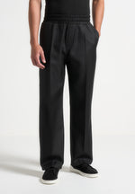 elasticated-tailored-crease-trousers-black