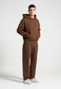 Gérard - Cropped Hoodie - Brown