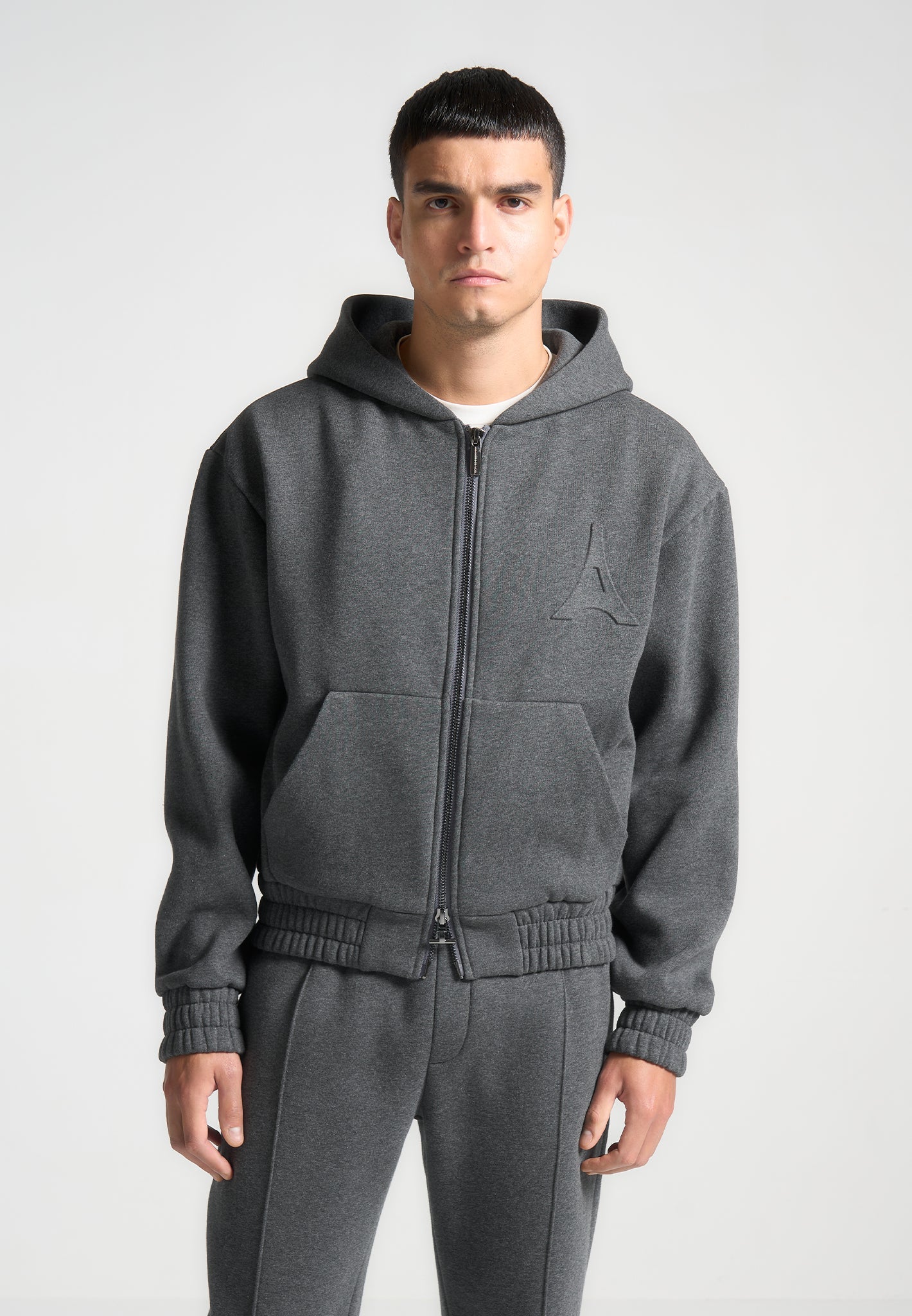 eternel-420gsm-eiffel-embossed-zip-hoodie-dark-grey