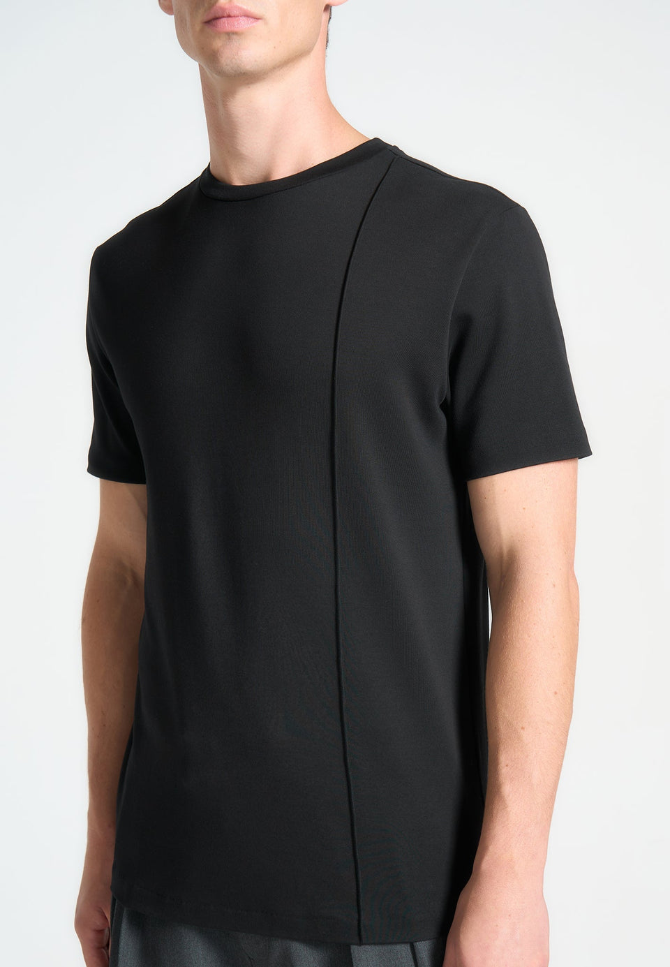 ts002-regular-fit-cotton-t-shirt-with-pintuck-black