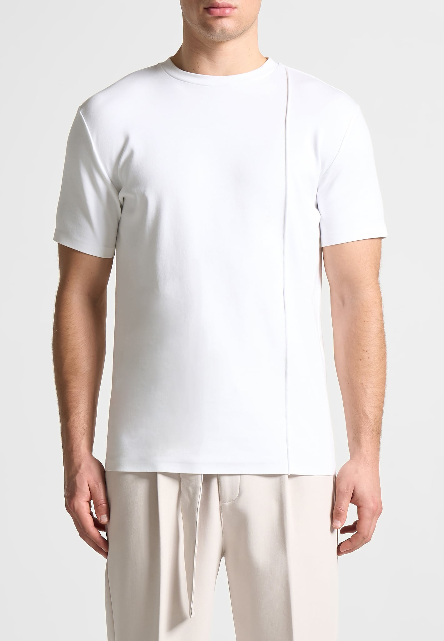 eternel-slim-fit-cotton-tshirt-with-pintuck-white
