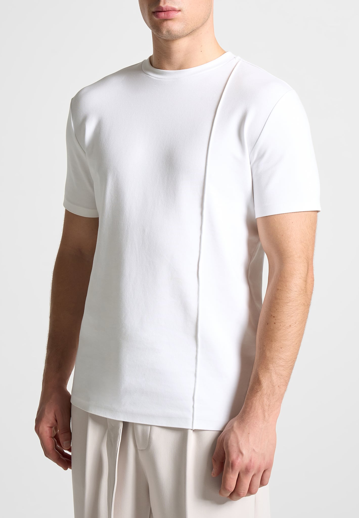 eternel-slim-fit-cotton-tshirt-with-pintuck-white