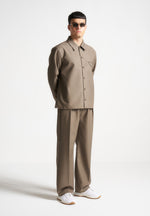 hatched-tailored-pleated-trousers-khaki