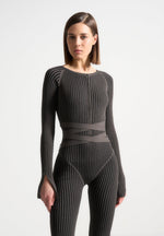 knitted-two-tone-jumpsuit-with-belt-grey-black