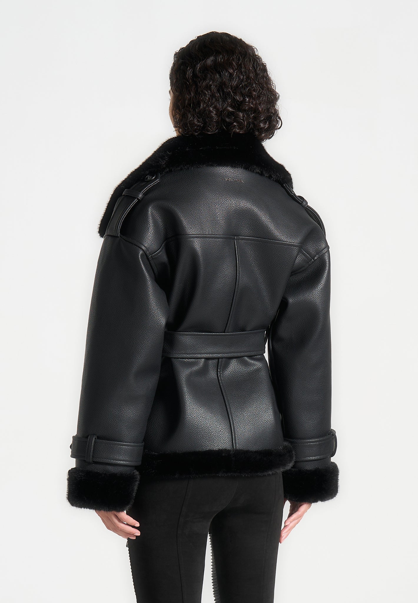 leather-and-plush-wrap-belted-jacket-black