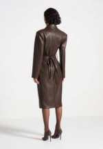 leather-asymmetric-belted-coat-brown