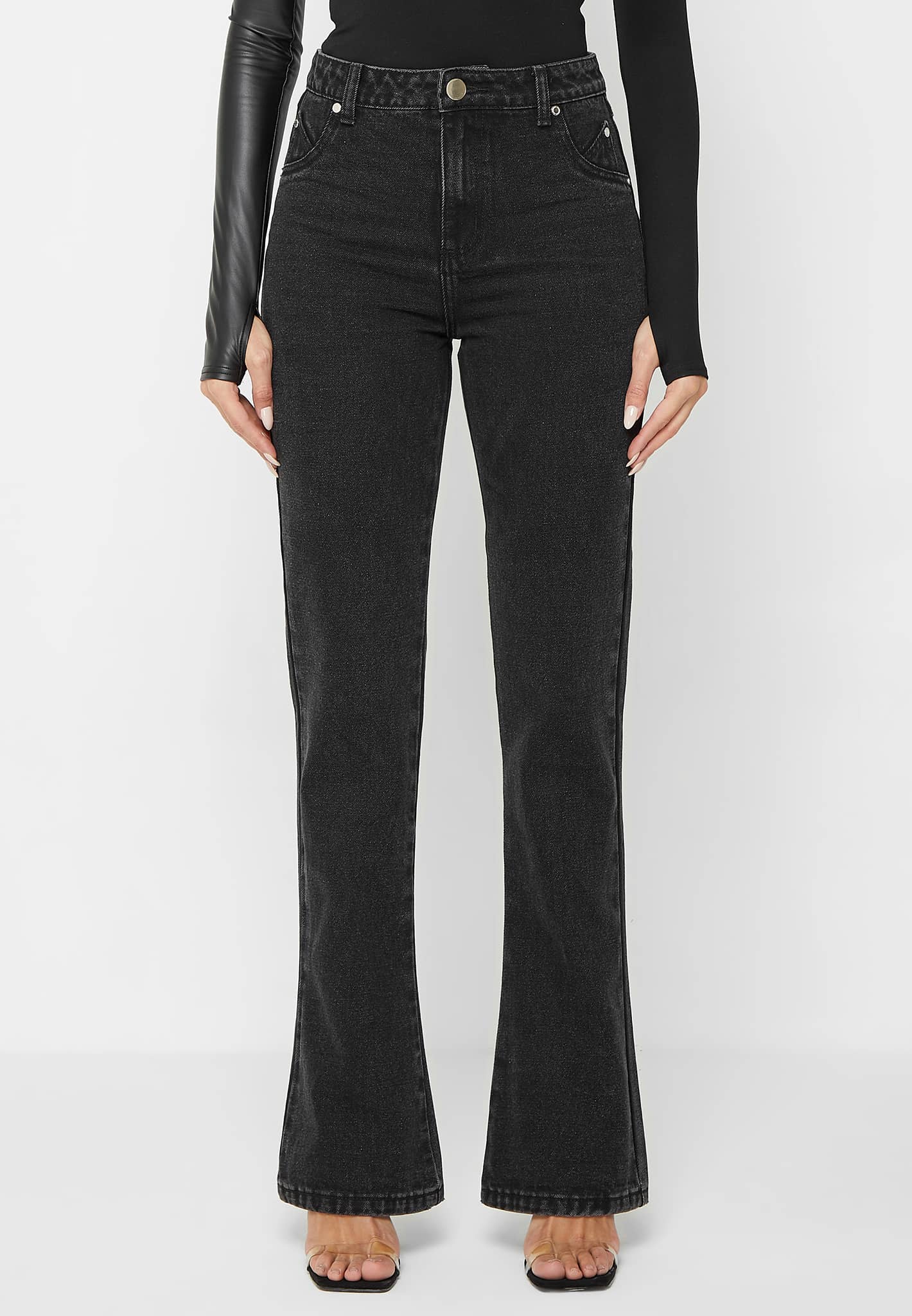 Jeans De Mujer Color Gris Oscuro Denim Streetwear Rompe Agujeros Drinados  Lápiz Mujeres Alta Cintura Pinzón Stretch Pantalones Femme 10398 De 27,42 €